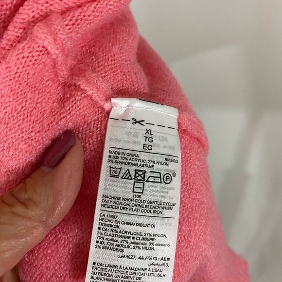 NWT Old Navy Pink Oversized Sweater - Picture 6 of 8